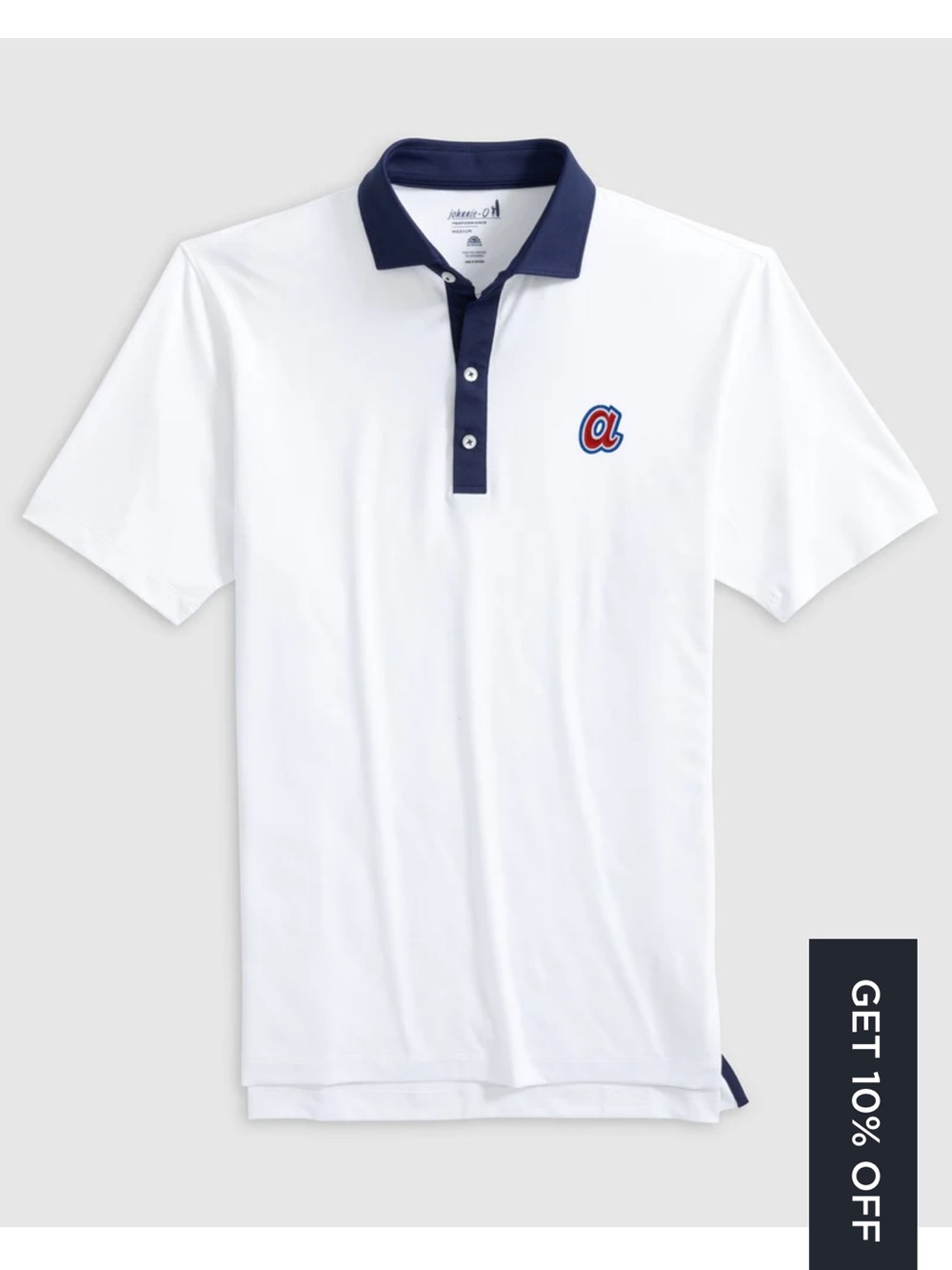 Johnnie O Atlanta Braves polo